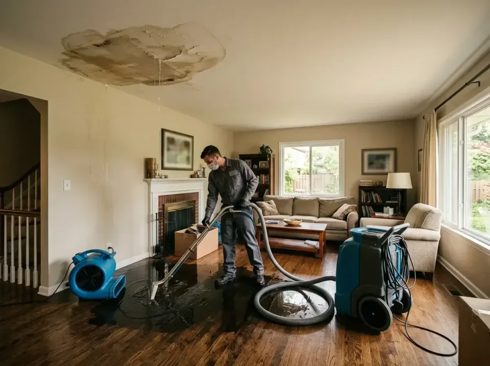 attic-pipe-burst-ceiling-drip-008 — frequently asked questions, Water Damage Restoration & Carpet Care in Parkston, SD